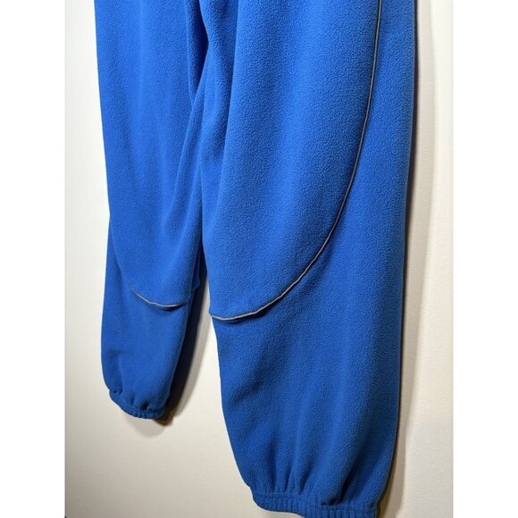 URBAN OUTFITTERS Dewy Polar Fleece Bright Blue Athletic Winter Joggers Medium - Picture 6 of 8